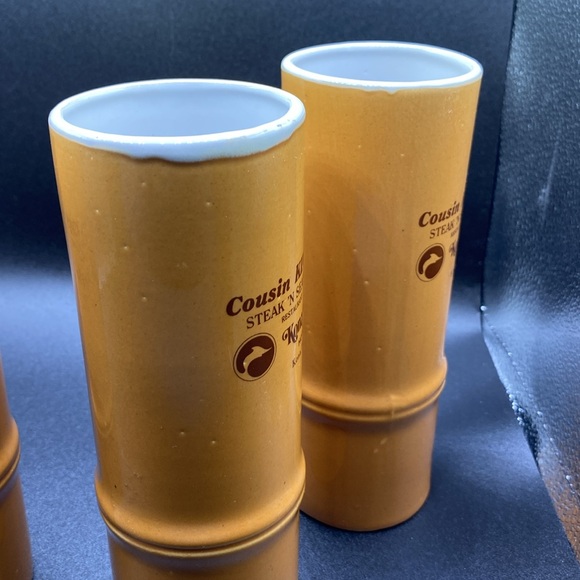 RARE! Collectable! Bamboo Tiki Mug Cousin KIMO’S Steak ‘N Seafood Kona Bay Hotel - Picture 5 of 16